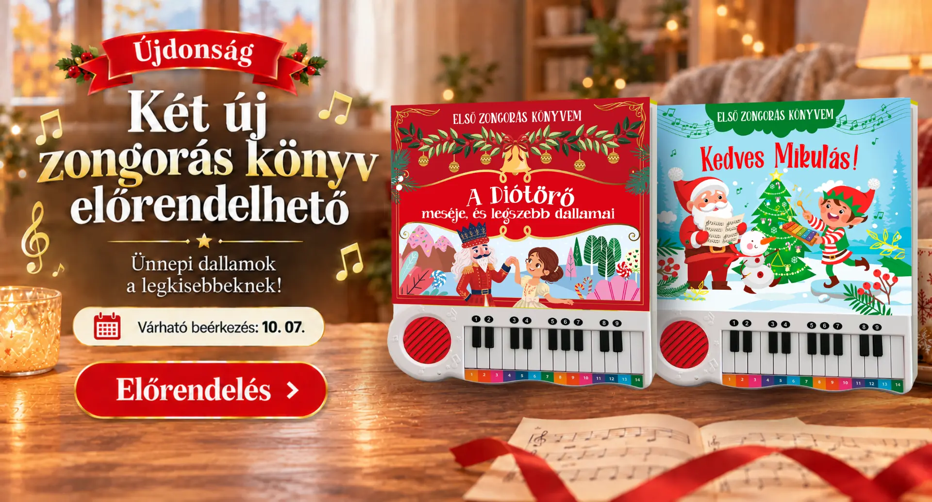 Rendeld elő a két új zongorás könyvünket