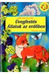 Üvegfestés - Állatok az erdőben