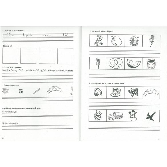 Írás másodikosoknak - foglalkoztató gyerekeknek
