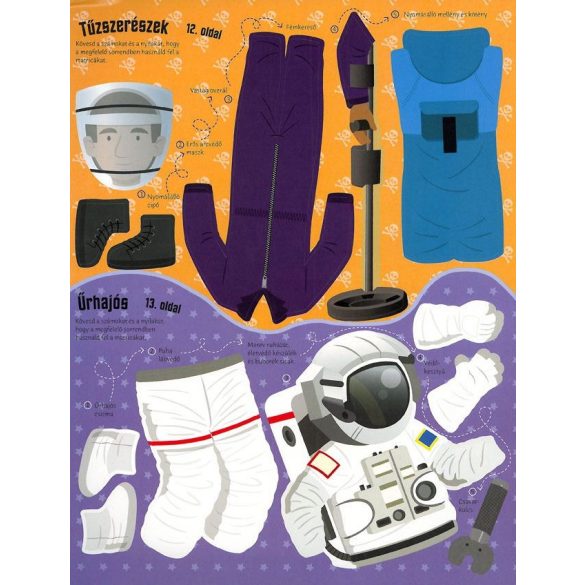 Öltöztetős füzet - Hétköznapi hősök