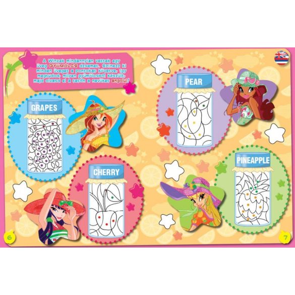 Winx - Színezz, játssz és tanulj angolul!