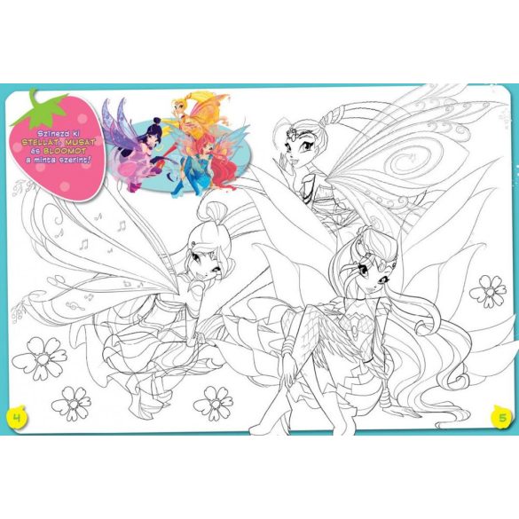 Winx - Színezz, játssz és tanulj angolul!