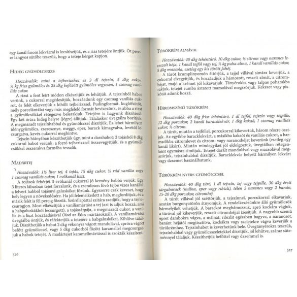 Horváth Ilona szakácskönyv (kék,kemény) - szállítási sérült