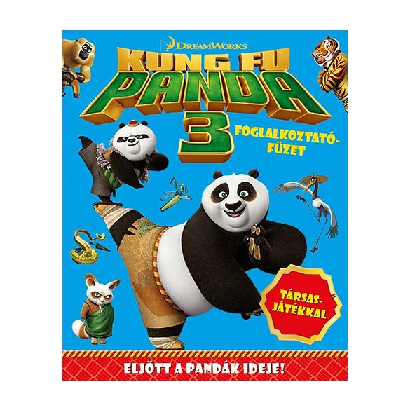 Kung Fu Panda 3 foglalkoztatófüzet (szállítási sérült)
