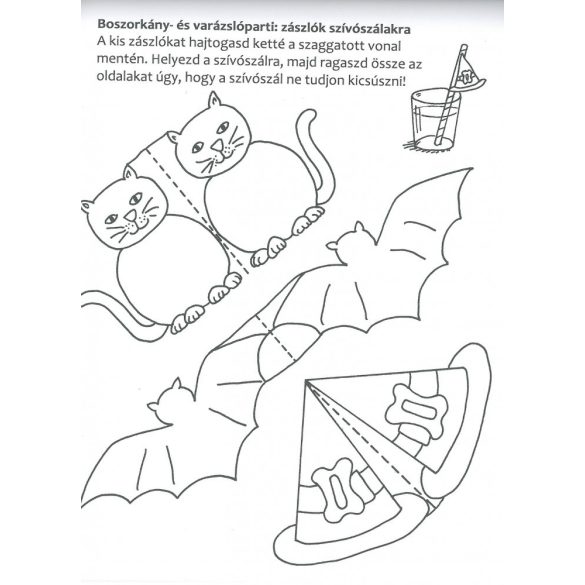 Bűbájos kalandok - kifestő - és barkácskönyv