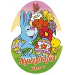 Nyuszitojás - kifestő