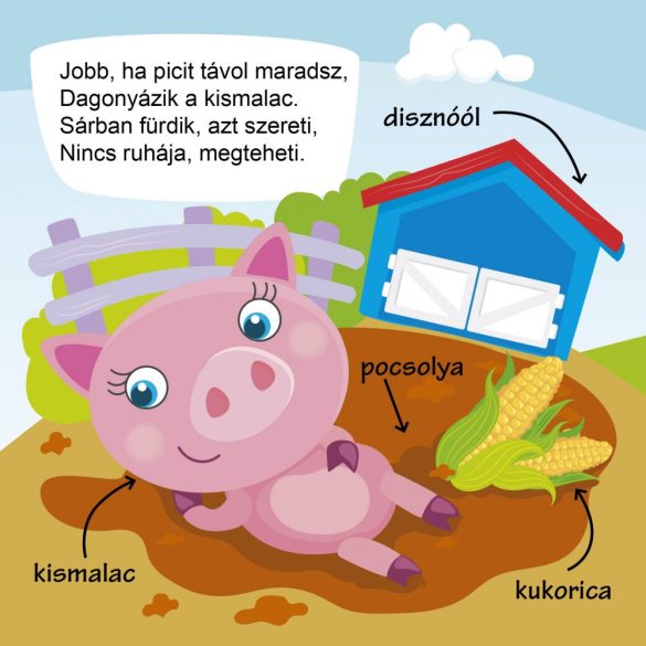 Séta a farmon - szókincsfejlesztő (leporelló)