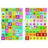 Dinóka móka - Játékos foglalkoztató gyerekeknek ,  Több mint 100 db matrica plusz társasjáték   5+