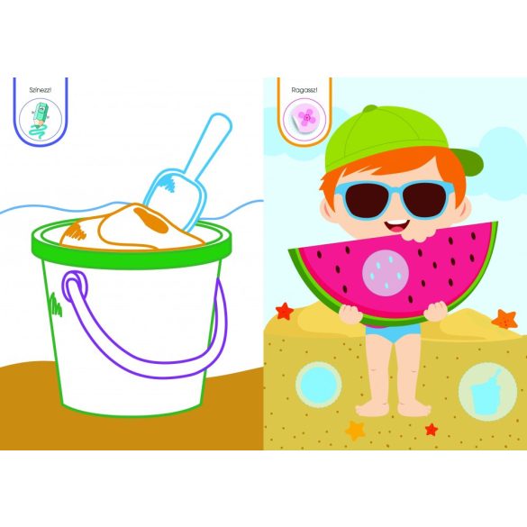 Vakációs Matricás Füzetem 3+