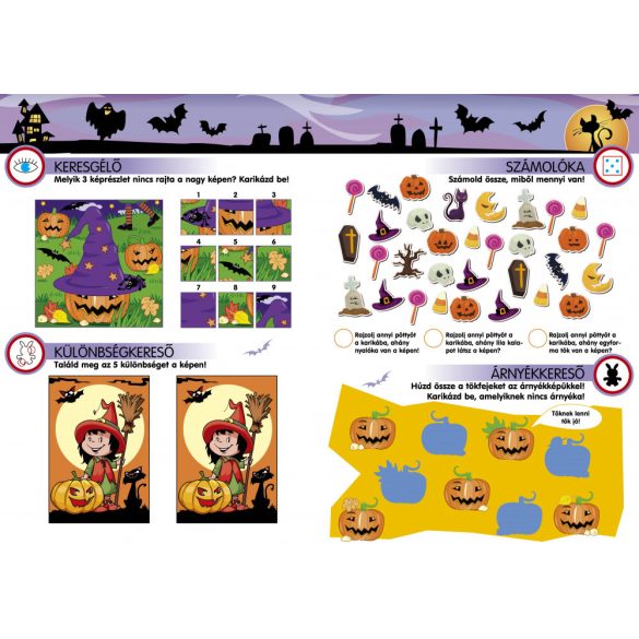 Halloween - Játékos foglalkoztató gyerekeknek