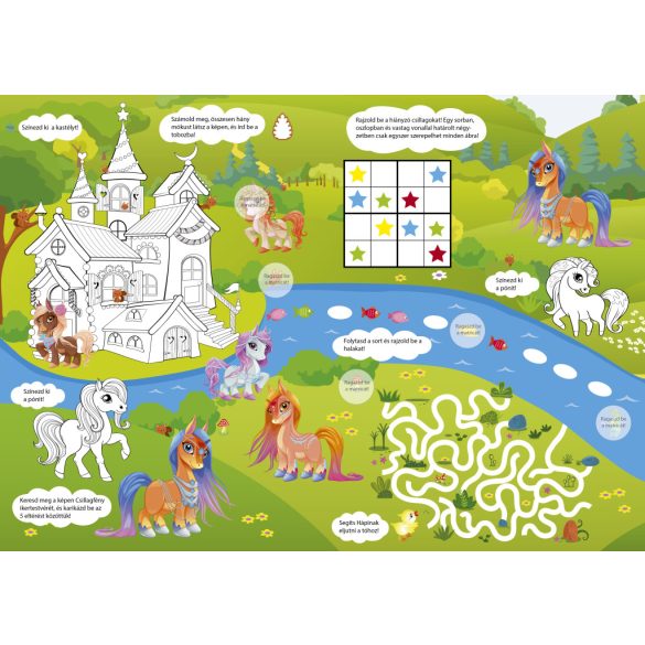 Pöttöm pónik - kalandos gyerekrejtvények
