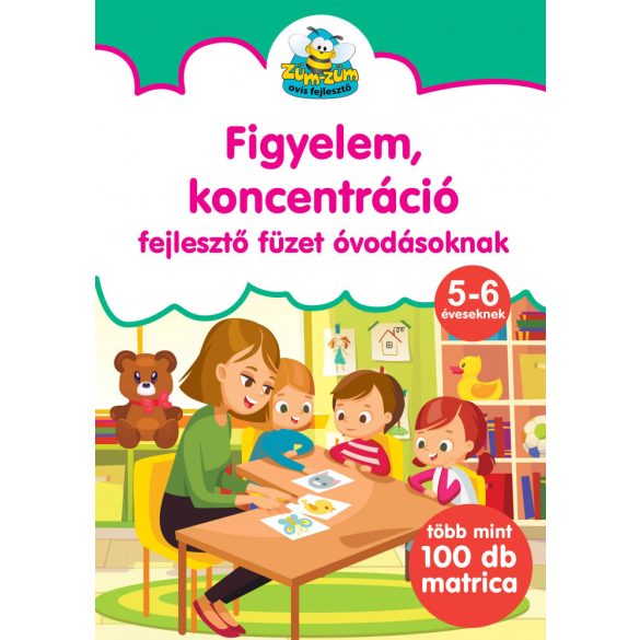 Figyelem, koncentráció - fejlesztő füzet óvodásoknak