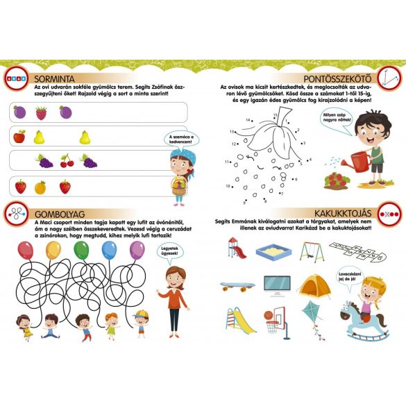 Okoskák ovija - Játék az udvaron