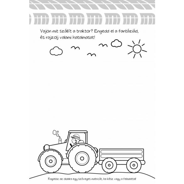Traktor Tomi rajzos feladványai