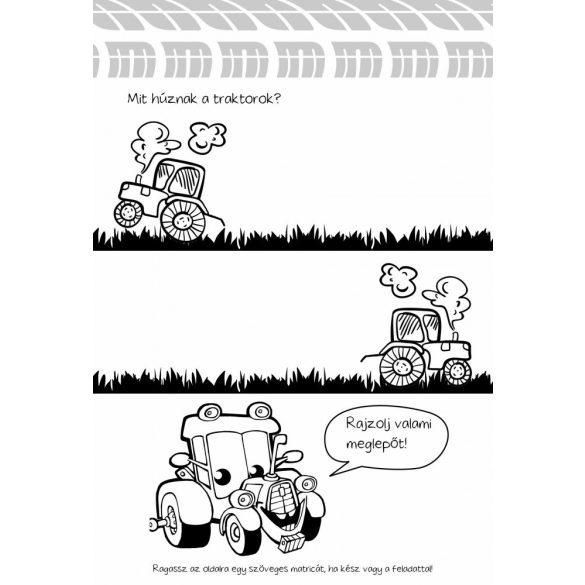 Traktor Tomi rajzos feladványai