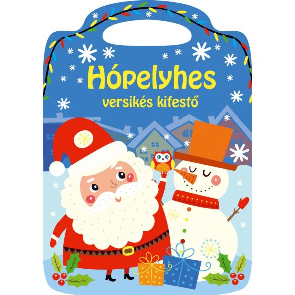 Hópelyhes versikés kifestő