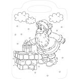 Kiskarácsony - versikés kifestő