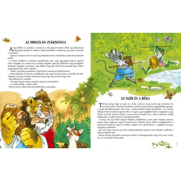 Ezópus meséi - klasszikus állatmesék 