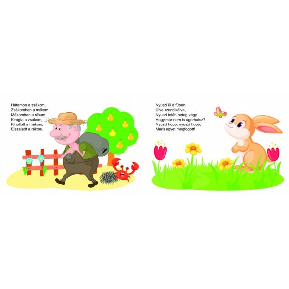 Kis kacsa fürdik - mondókáskönyv ÚJ (kartonkönyv)