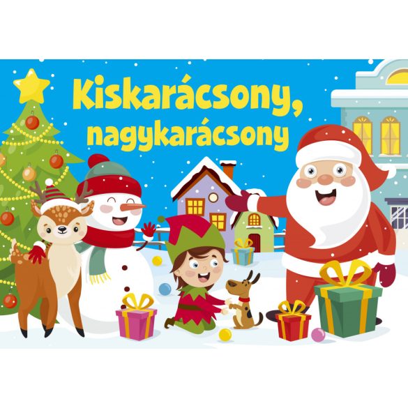 Kiskarácsony, nagykarácsony - karácsonyi versikék (kartonkönyv) /szállítási sérült/