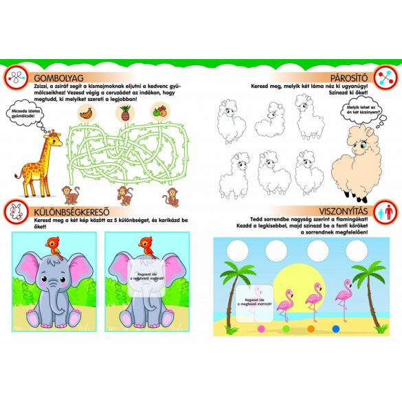 Szeretem az állatokat - játékos foglalkoztató gyerekeknek 