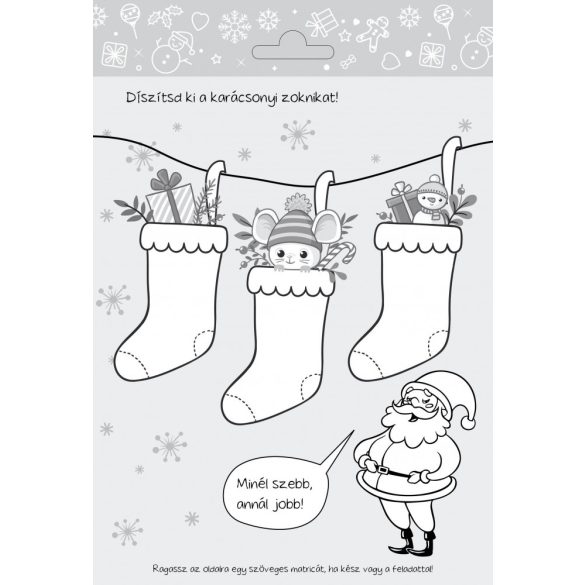 Télapóka rajzos feladványai