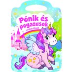 Pónik és pegazusok - versikés kifestő