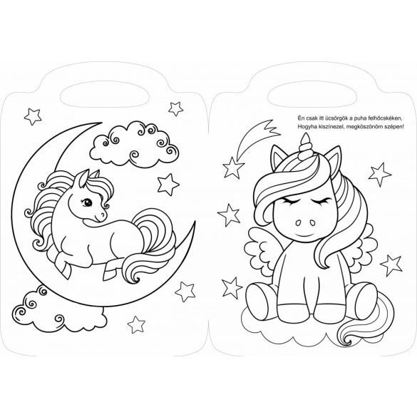Pónik és pegazusok - versikés kifestő