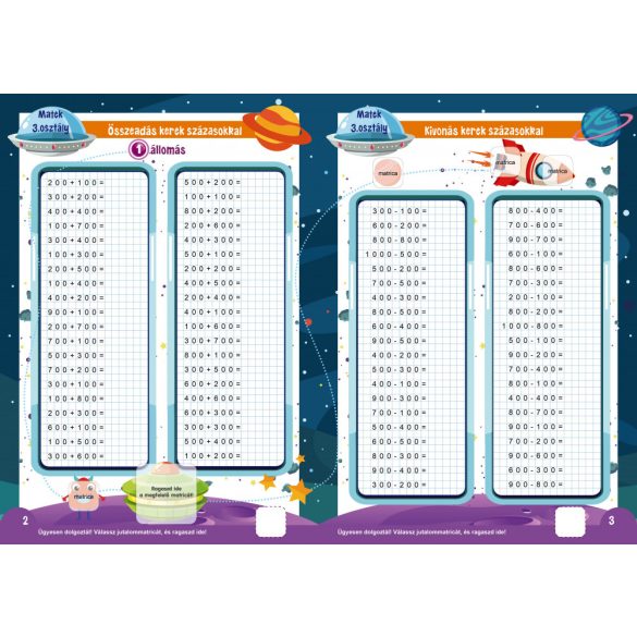 Matematika 3. osztály - 1000 - es számkör