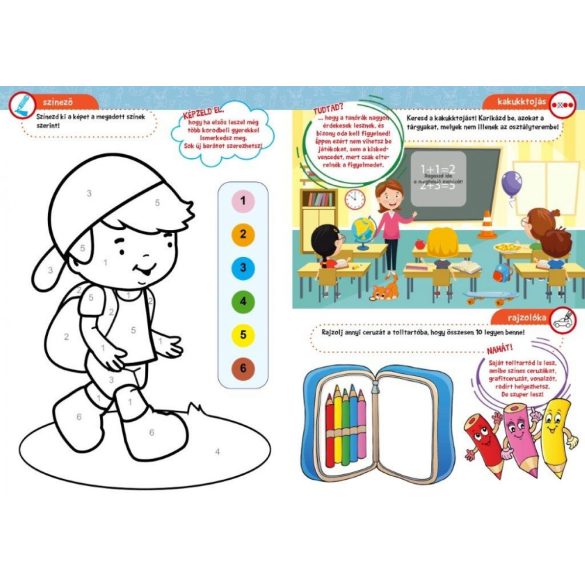 Okoskák Ovija - Mi történik a suliban? - Játékos foglalkoztató
