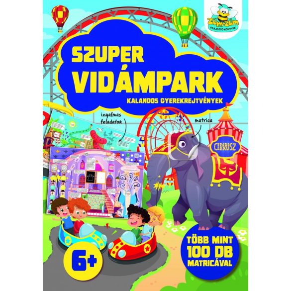 Szuper vidámpark - kalandos gyerekrejtvények