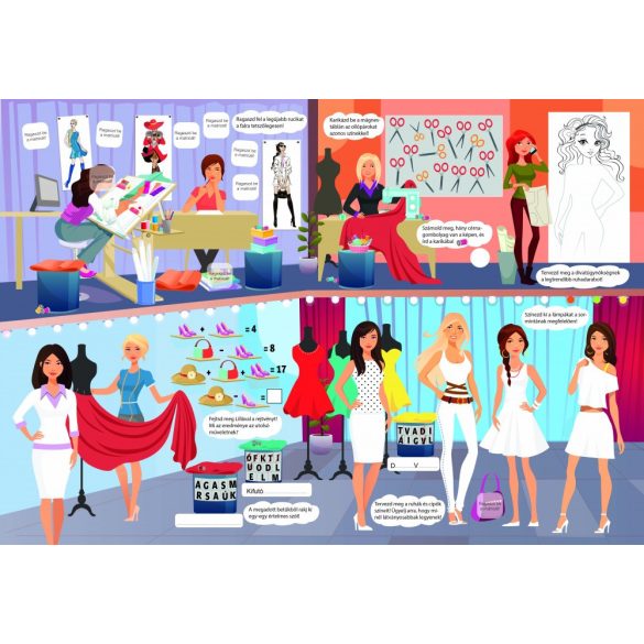 Szuper Csajok - kalandos gyerekrejtvények