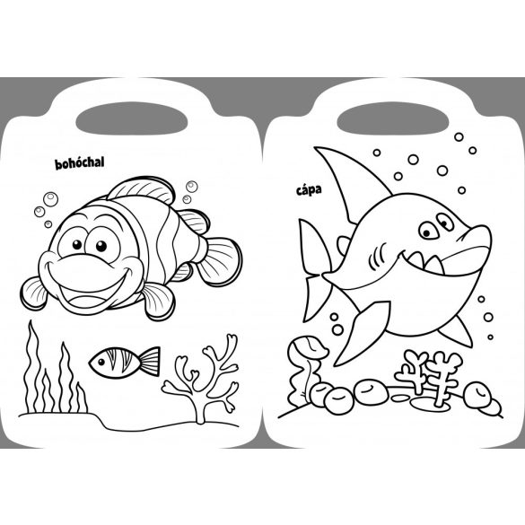 Tengeri állatok - kifestő