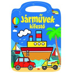 Járművek - kifestő