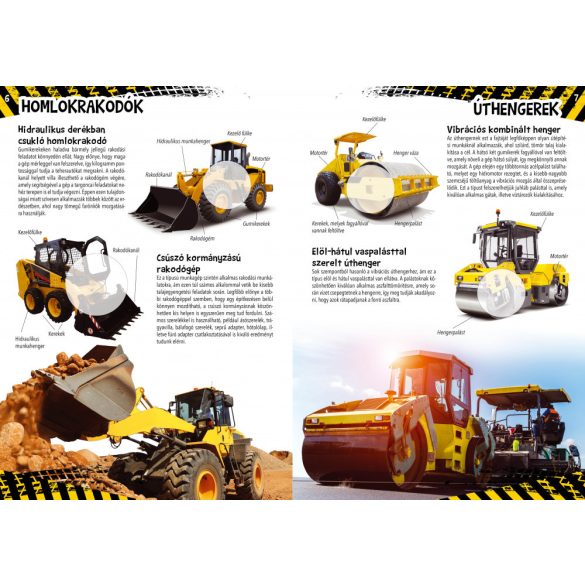 Óriás munkagépek - beragasztható matricákkal - ÚJ