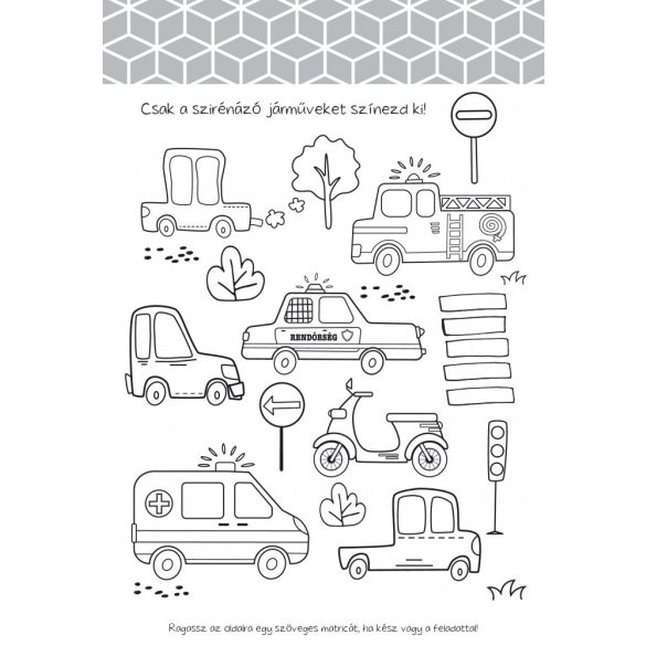 Rendőr Robi rajzos feladványai