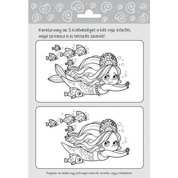 Sellőcske rajzos feladványai