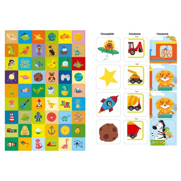 Szipi-szupi feladatok - Játékos foglalkoztató társasjátékkal