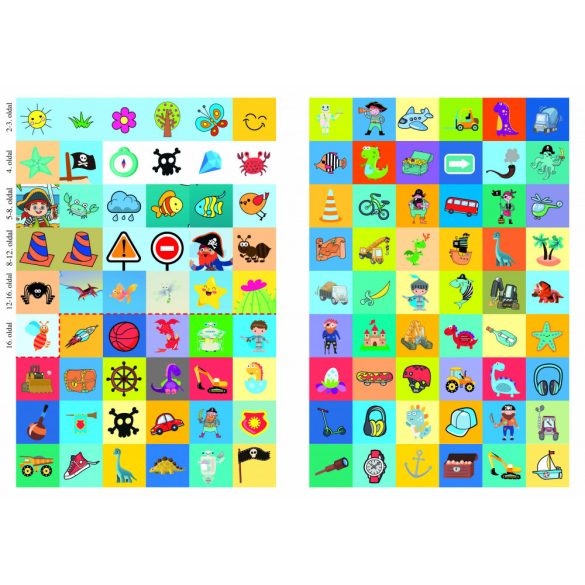 Vagány kalandok - Színezős foglalkoztató