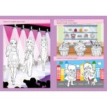 Bájos modellek - Színezős foglalkoztató