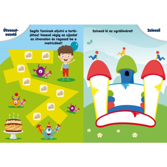  Boldog születésnapot! - Ragassz és ügyesedj!