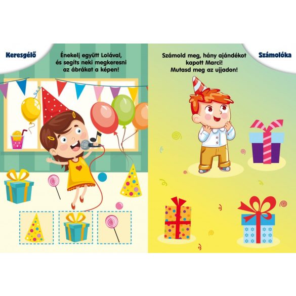  Boldog születésnapot! - Ragassz és ügyesedj!