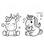 Kedvenc unikornisom - versikés kifestő