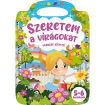 Szeretem a virágokat versikés kifestő