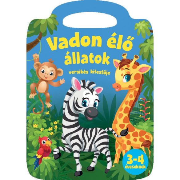 Vadon élő állatok - versikés kifestő