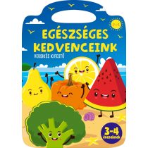 Egészséges kedvenceink - versikés kifestő