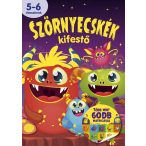 Szörnyecskék  - matricás kifestő