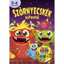 Szörnyecskék  - matricás kifestő