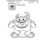 Szörnyecskék  - matricás kifestő