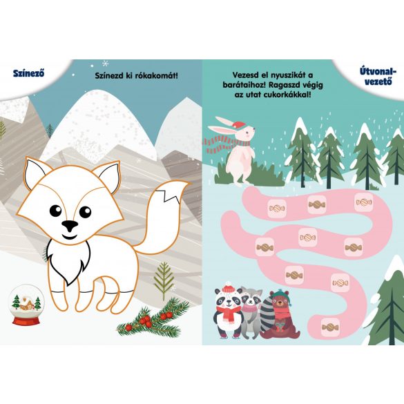 Ünnepel az erdő - Ragassz és ügyesedj